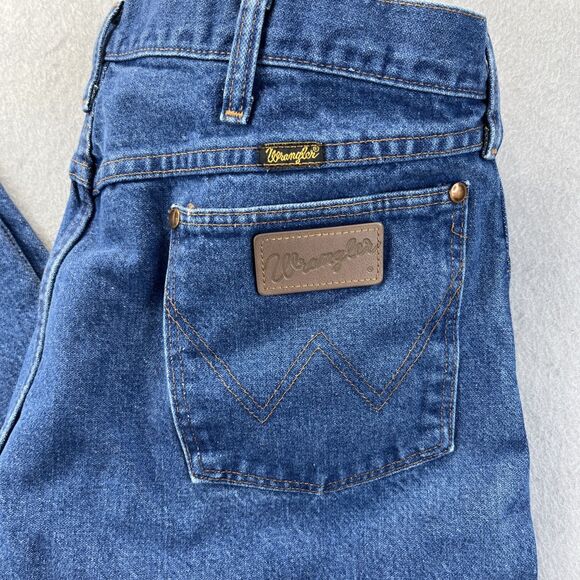 Wrangler Jeans Mens 38x36 Blue 13MWZPW Cowboy Cut Western Straight Leg Denim - Picture 2 of 14